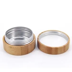 All bamboo jar with aluminum inner