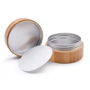 All bamboo jar with aluminum inner
