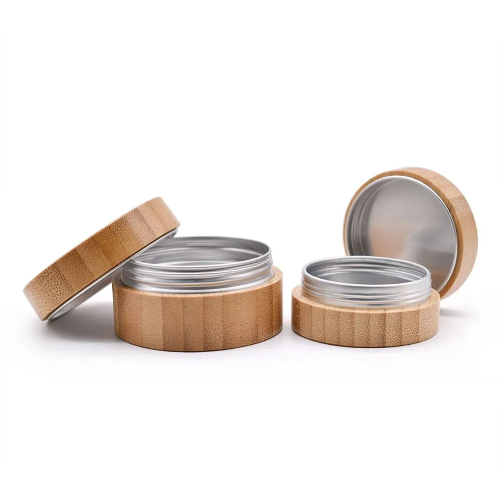 All bamboo jar with aluminum inner