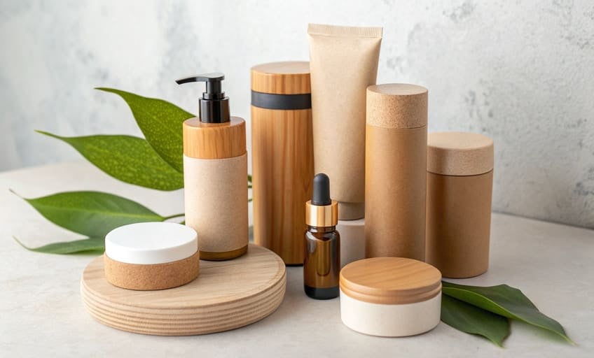 eco-friendly cosmetic packaging image