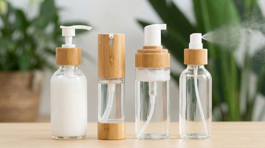 types of lotion pumps