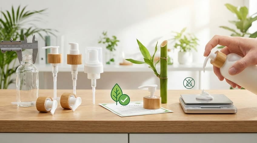 sourcing lotion pumps cosmetic brands