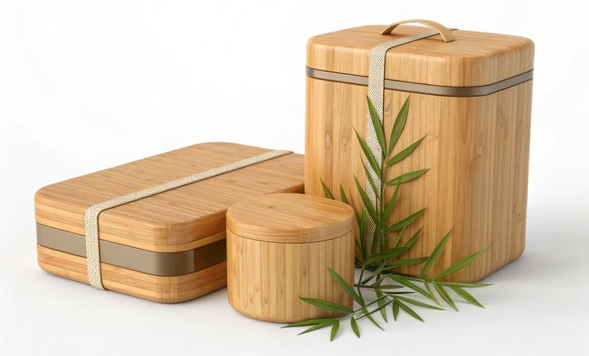 hybrid bamboo packaging design