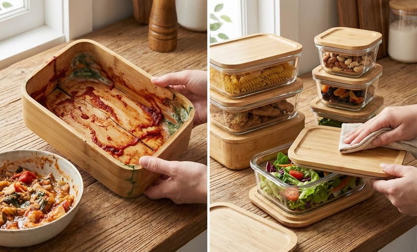 disadvantages bamboo food storage