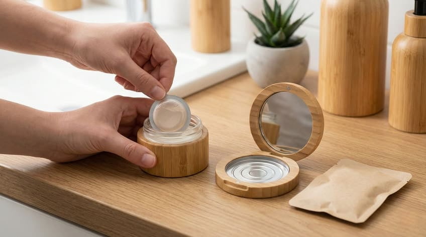 what is refillable cosmetic packaging