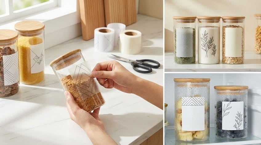 labels for glass jars