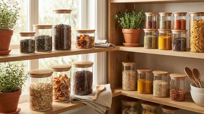 popularity glass bamboo lid