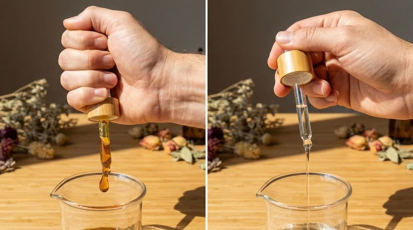 high viscosity dropper issues