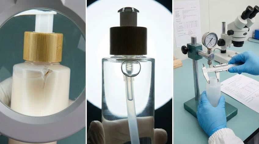 manufacturing defects lotion bottles