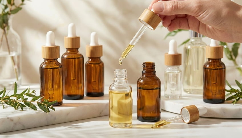 glass dropper bottle uses