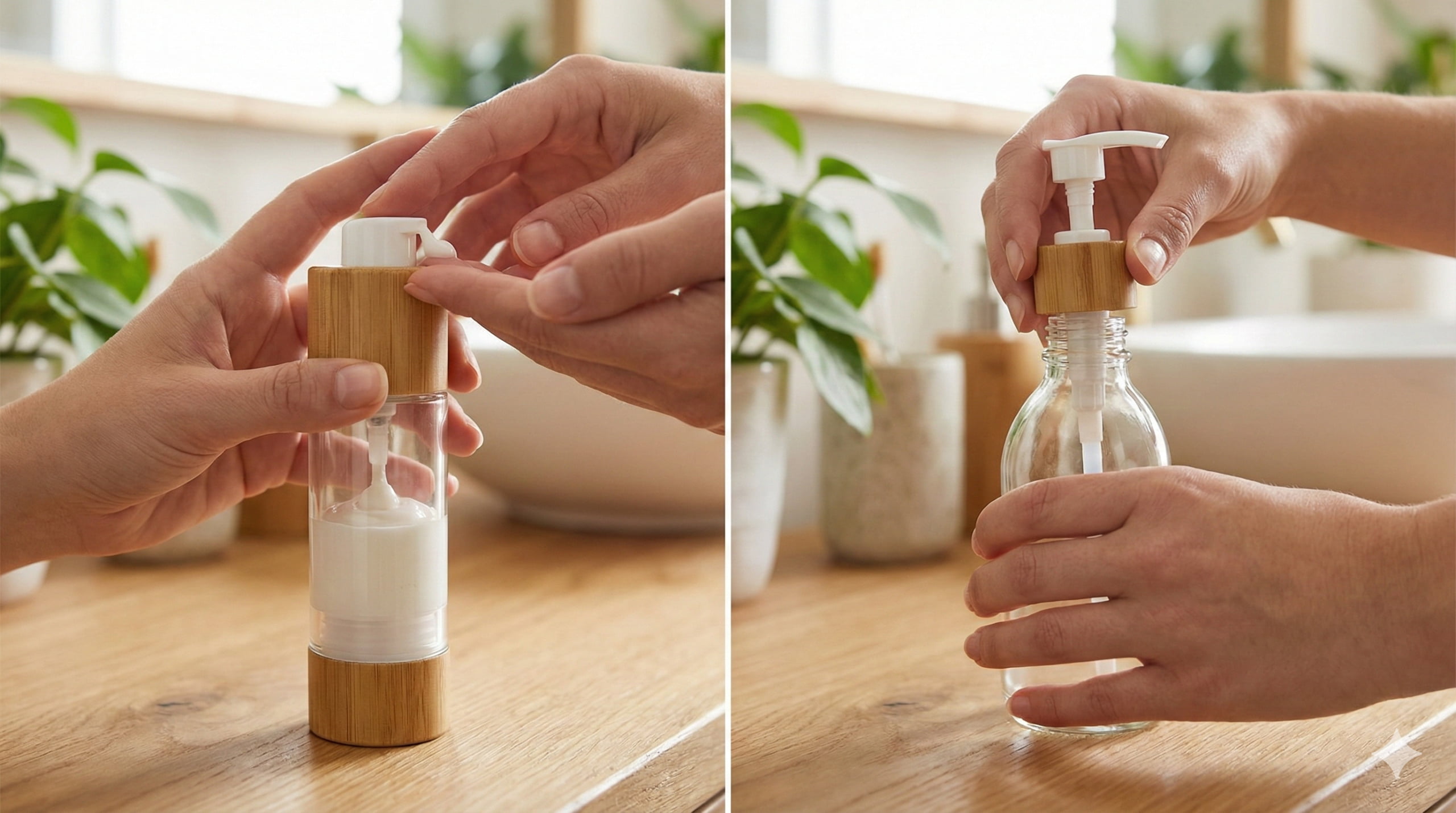 how to identify airless pump