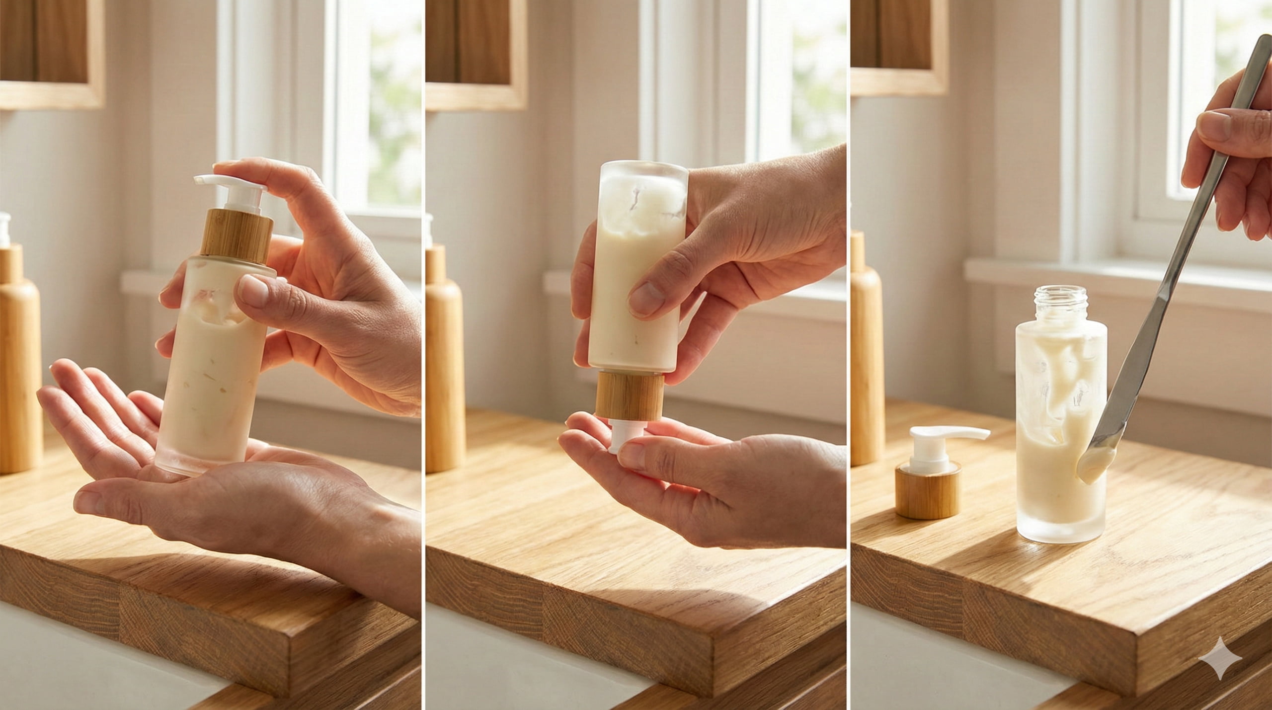 get stuck lotion out bottle