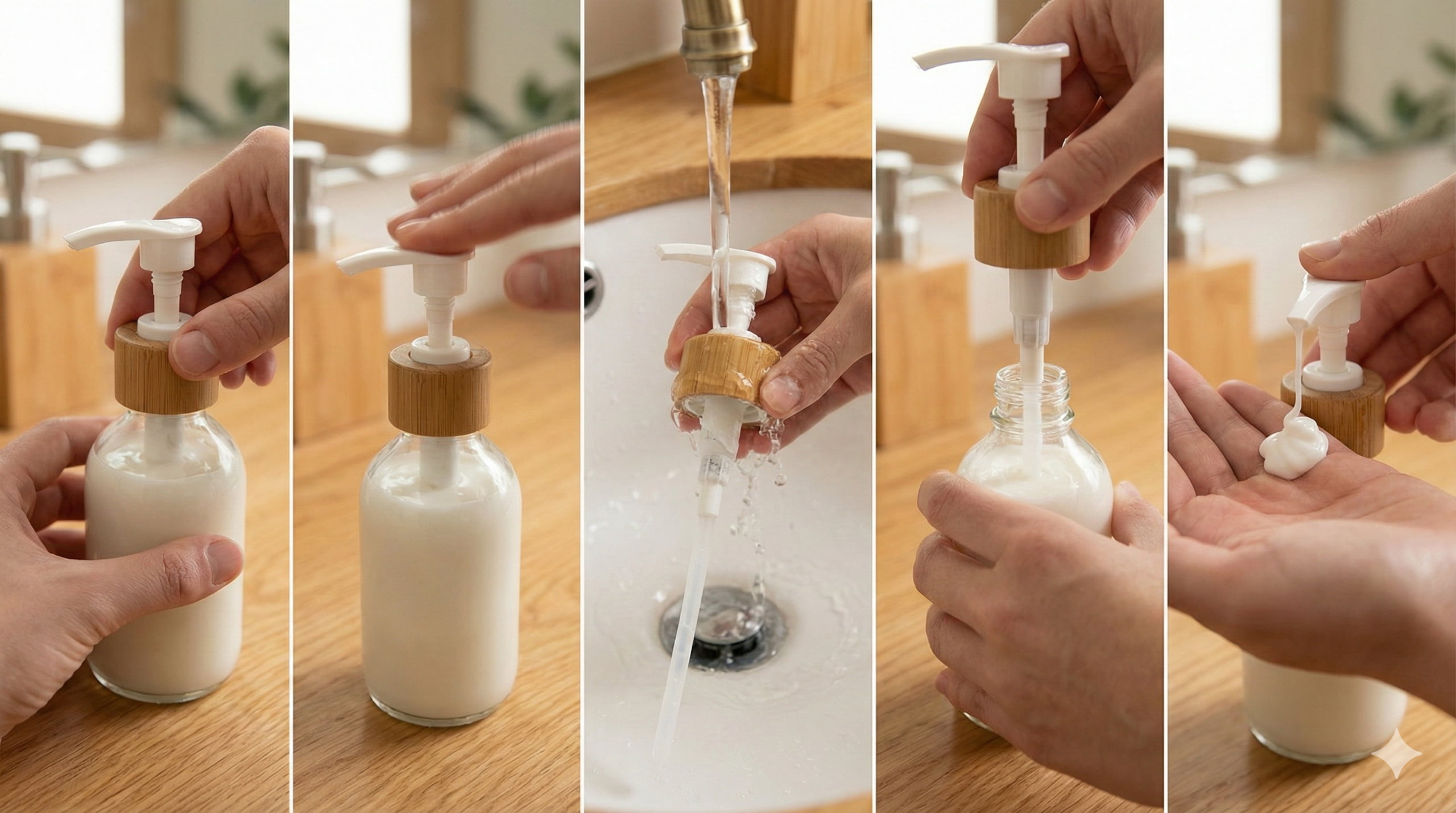 get lotion pump to work