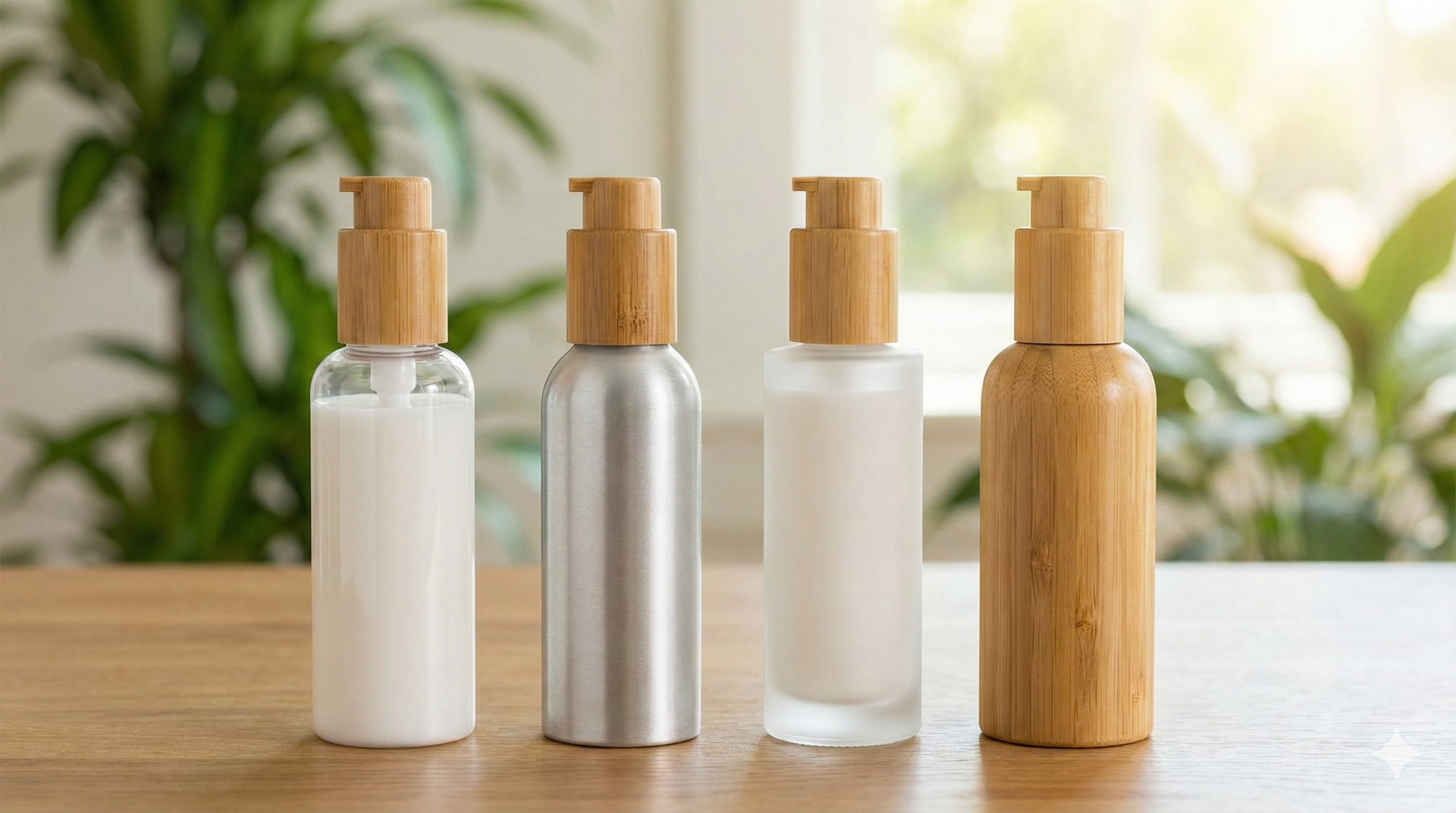 common lotion bottle materials