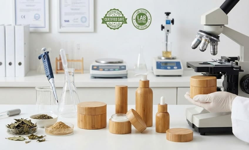 bamboo packaging safety cosmetics