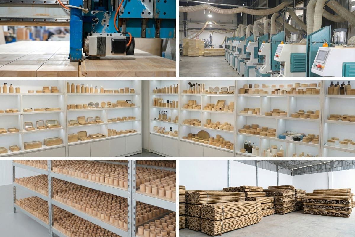 Bamboo Packaging Production