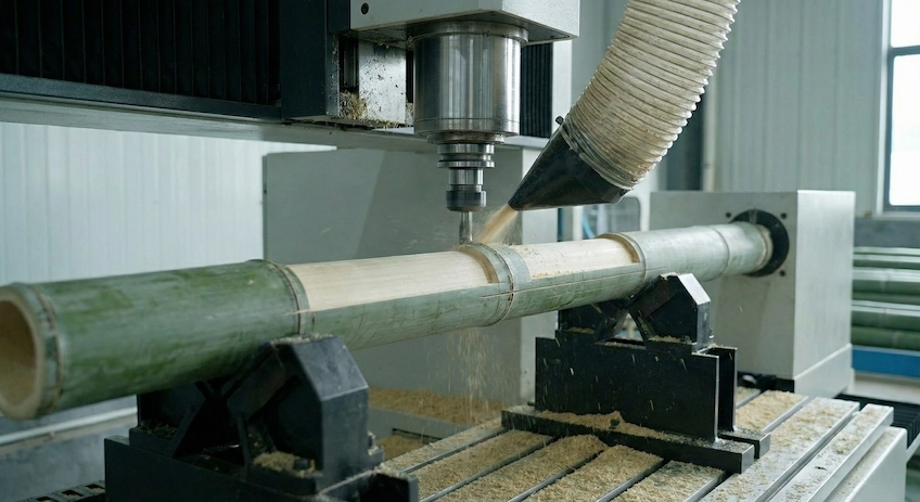 bamboo processing factory