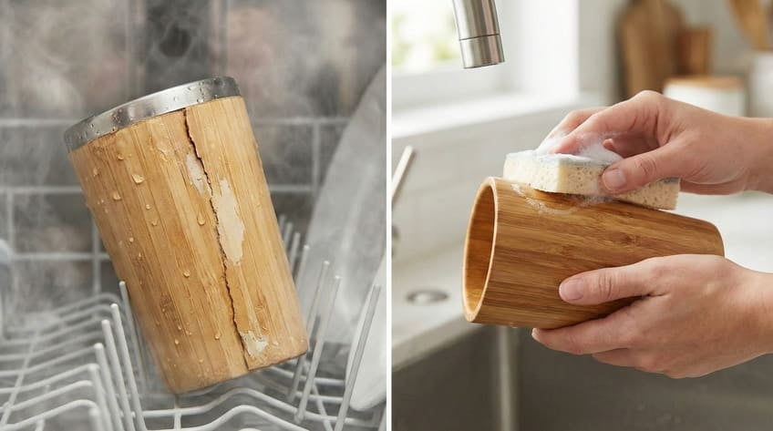 bamboo bottle dishwasher