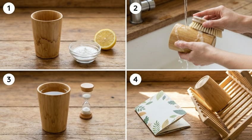 bamboo bottle cleaning tips