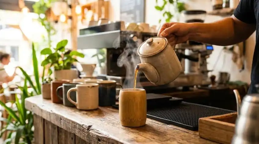 bamboo cups hot drinks safe