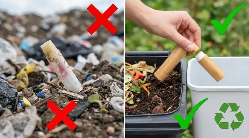 recycle lip balm containers