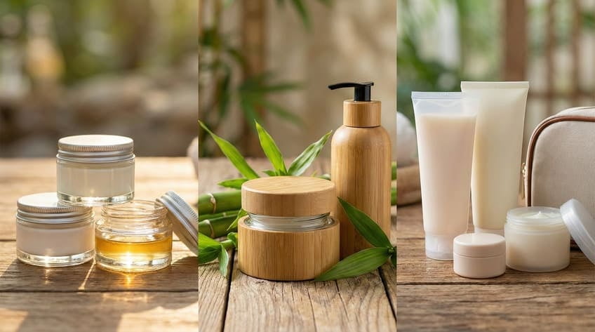 glass or plastic better for skincare jars