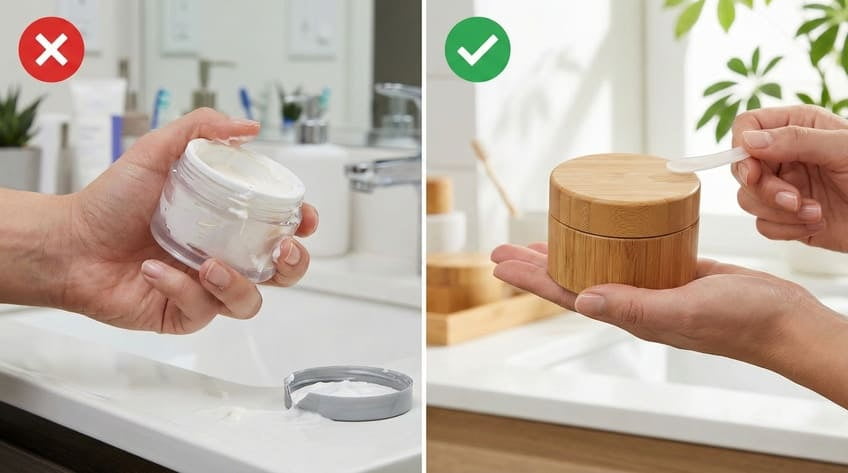 cosmetic jar functionality user experience