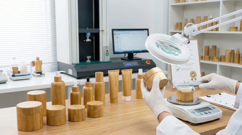 supplier samples quality control cosmetic jars