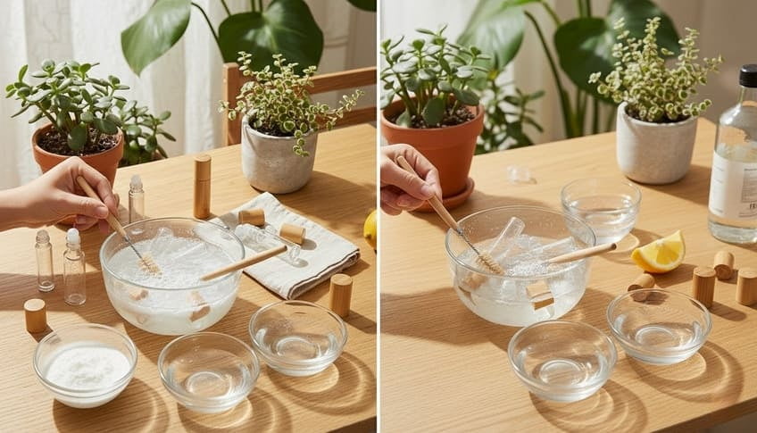 remove essential oil smell glass bottle