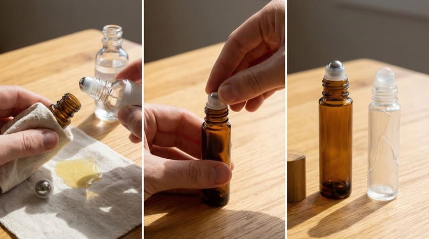 fix leaky roller ball bottle