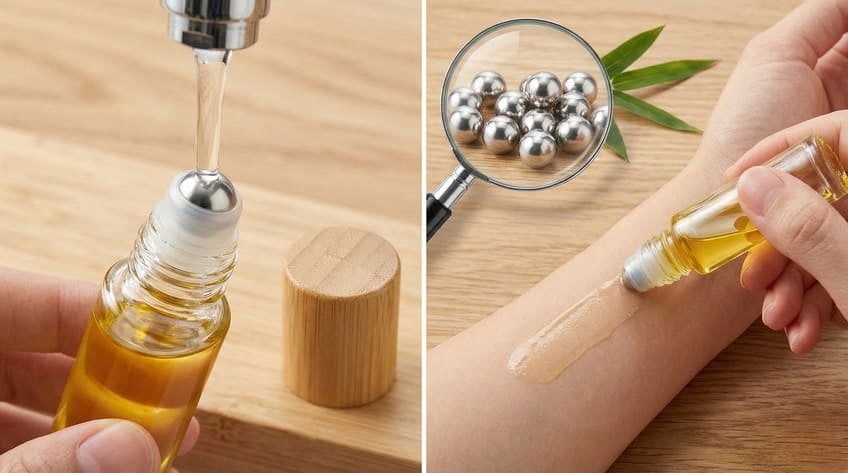 metal roller balls safe essential oil