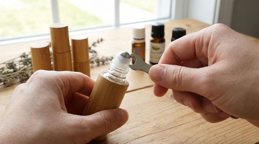 use essential oil opener tool