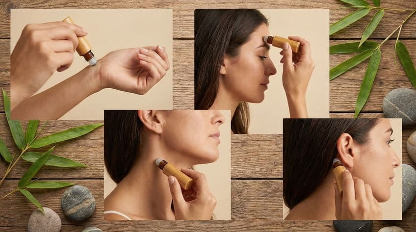 where are pulse points apply essential oils