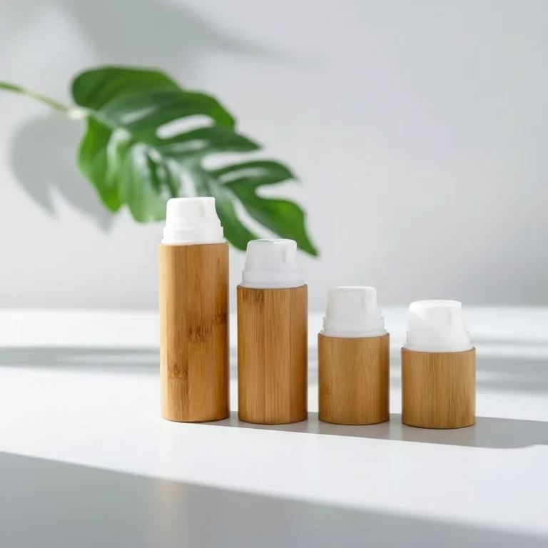 Luxury Bamboo Lotion Bottle for Foundation