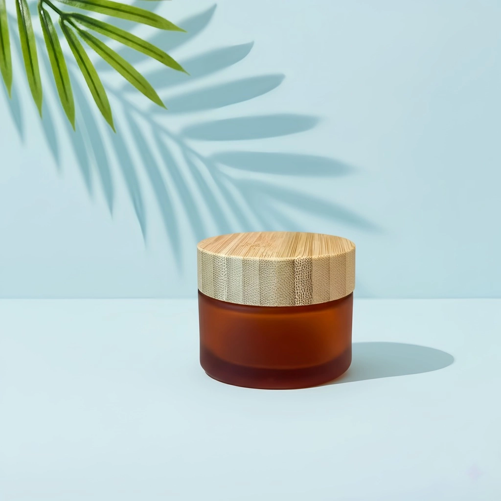 Wholesale Bamboo Lid for Walnut Glass Jar