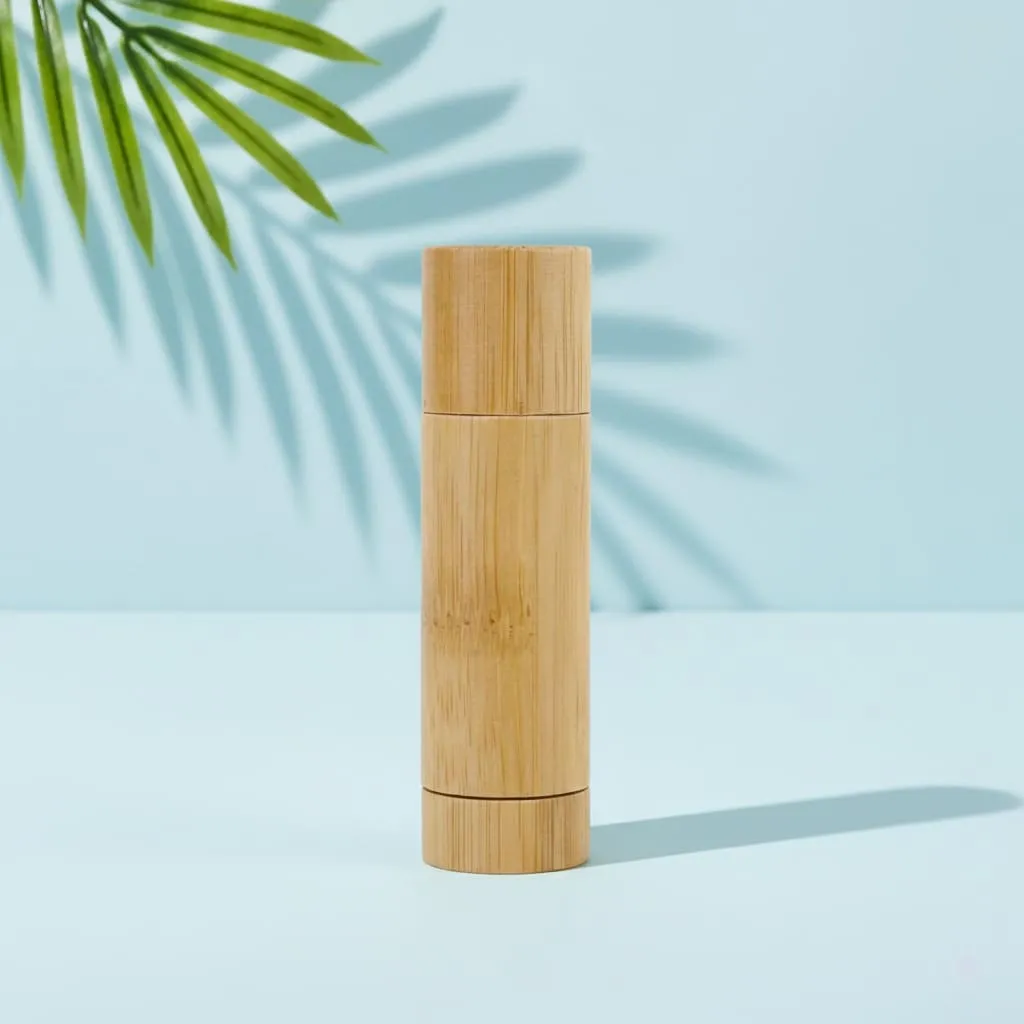 Wholesale Bamboo Lip Balm Tube for Organic Skincare