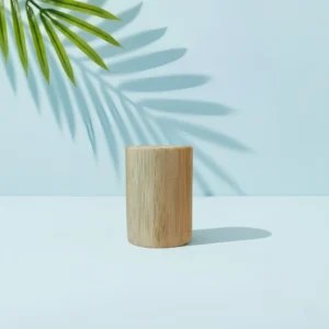 Wholesale Bamboo Crown Lid Roller Bottle