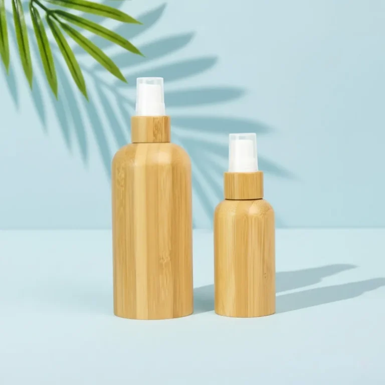 Wholesale Bamboo Spray Bottle Flat Shoulder for Mist