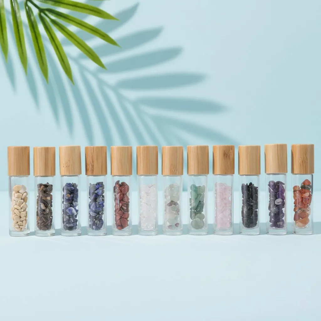 Wholesale Gemstone Roller Bottle for Essential Oils