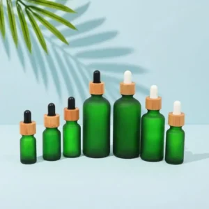 Wholesale Glass Bamboo Dropper Bottle for Essential Oil
