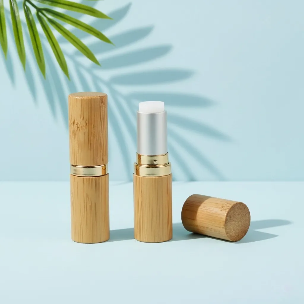 Wholesale Luxury Bamboo Lipstick Tube for Makeup