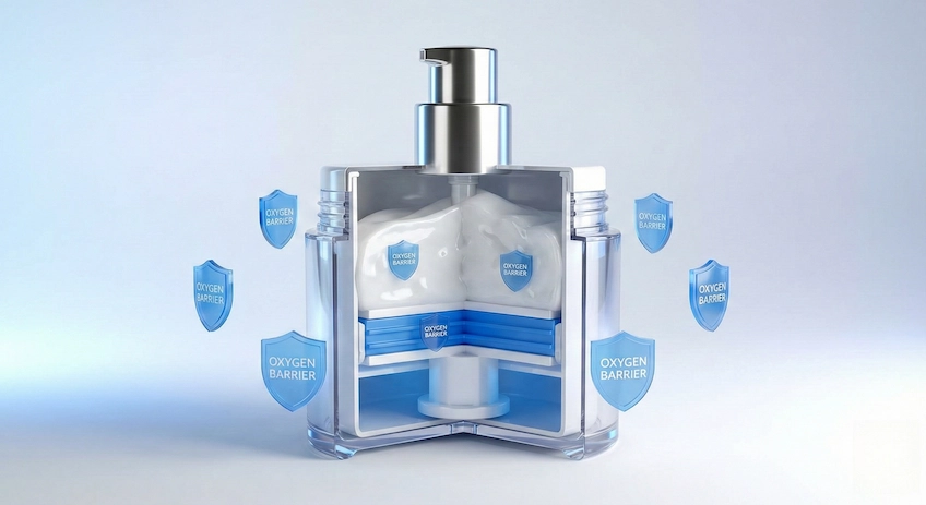 airless pump jar oxidation protection