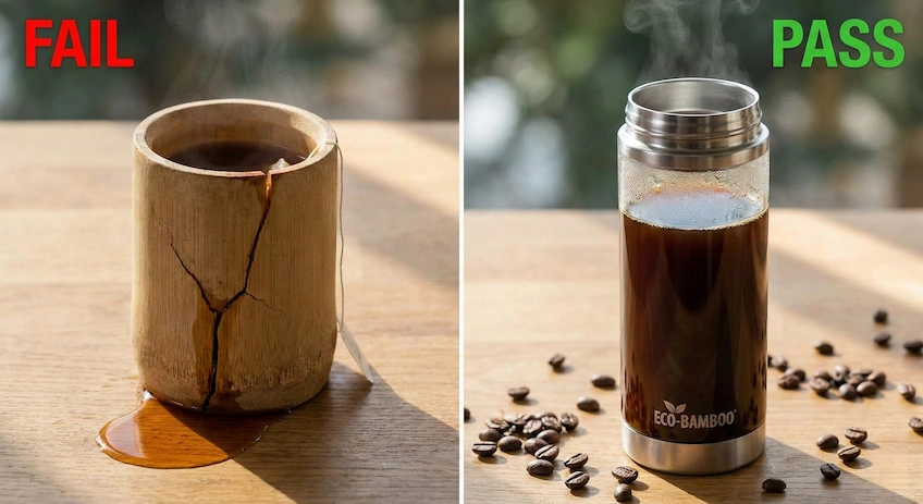 bamboo bottle hot beverage safety guide
