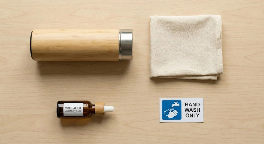 bamboo bottle maintenance care guide