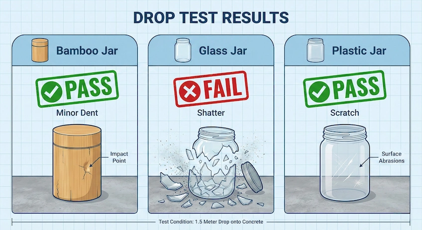 bamboo container durability test