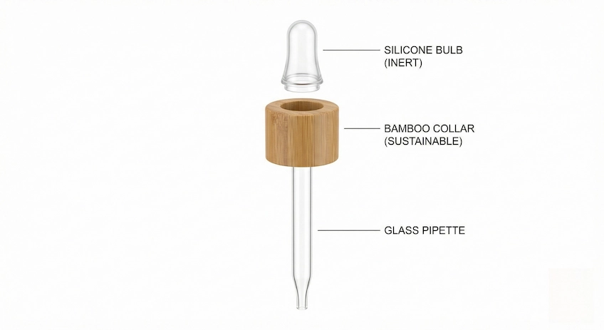 bamboo dropper bottle structure diagram