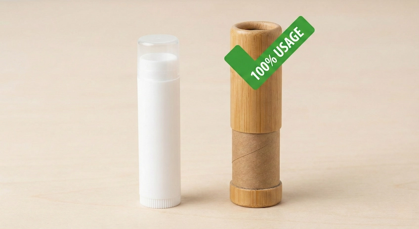 bamboo lip balm packaging comparison