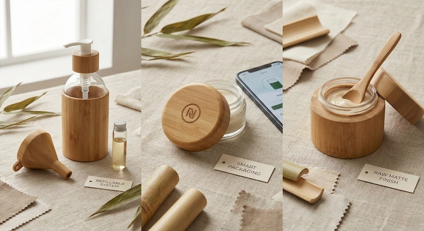 innovation trends in bamboo cosmetic packaging design