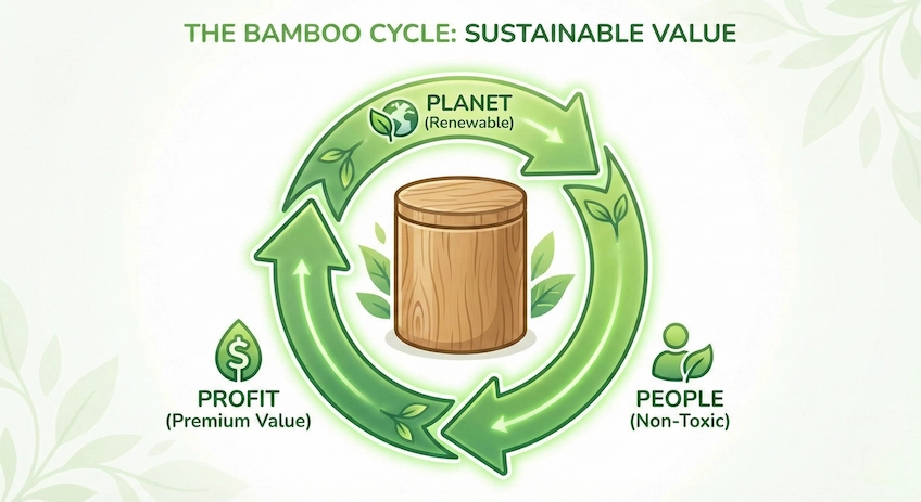 The Triple Bottom Line: Planet, People, Profit bamboo skincare jar benefits sustainability