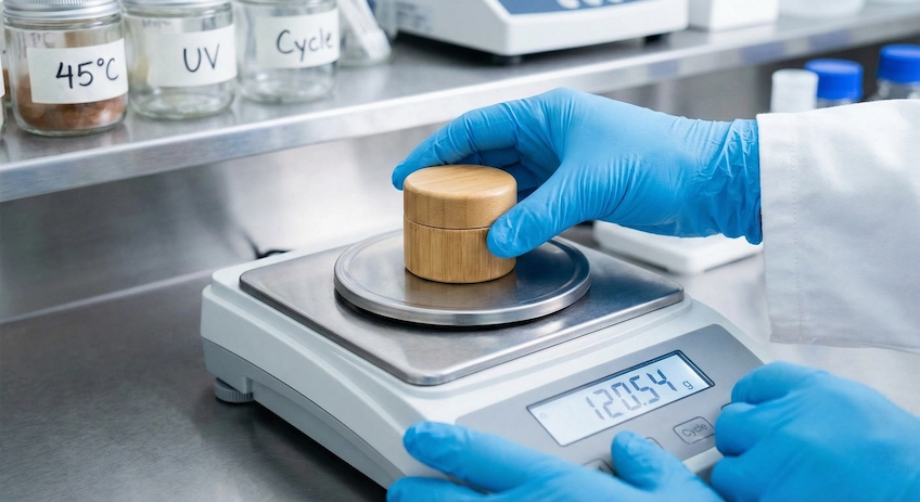 cosmetic packaging compatibility testing lab